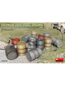 MINI ART - 1/35 German 200L Fuel Drums WW2