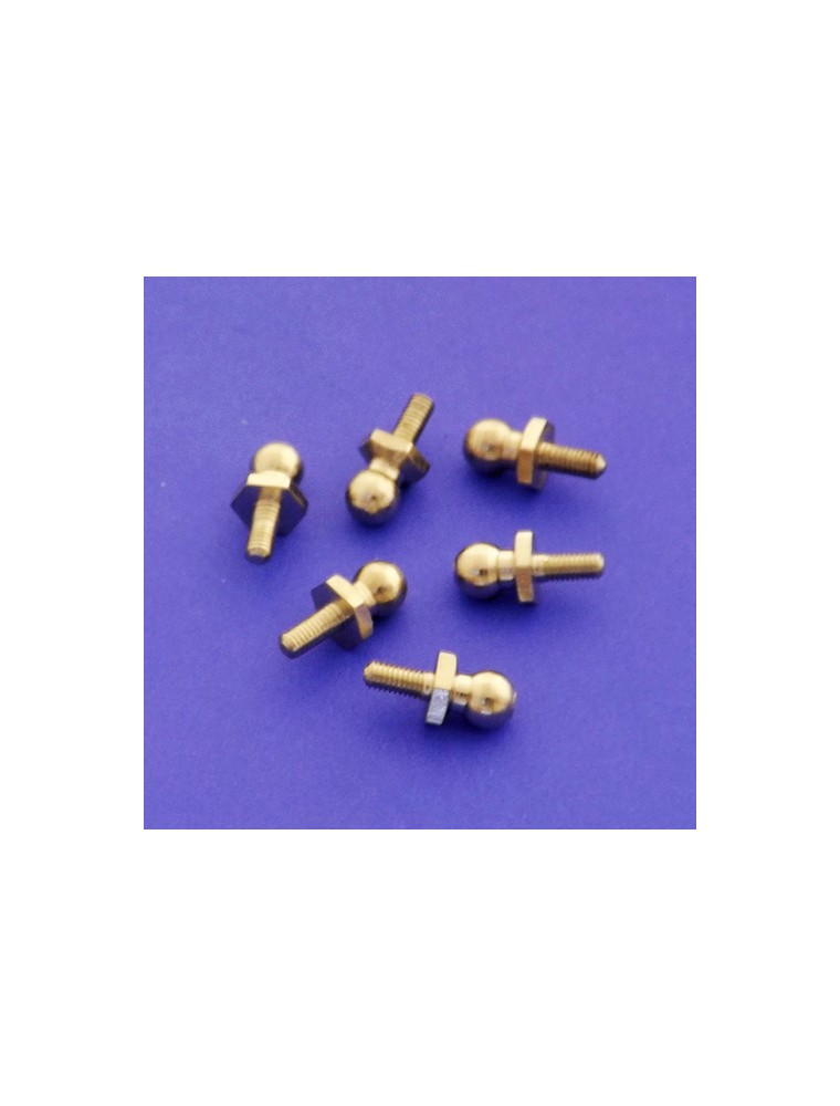 RADIOKONTROL - Ball Head Screw (6 pieces) (CODICE ALTERNATIVO: 02038 oppure 10390)