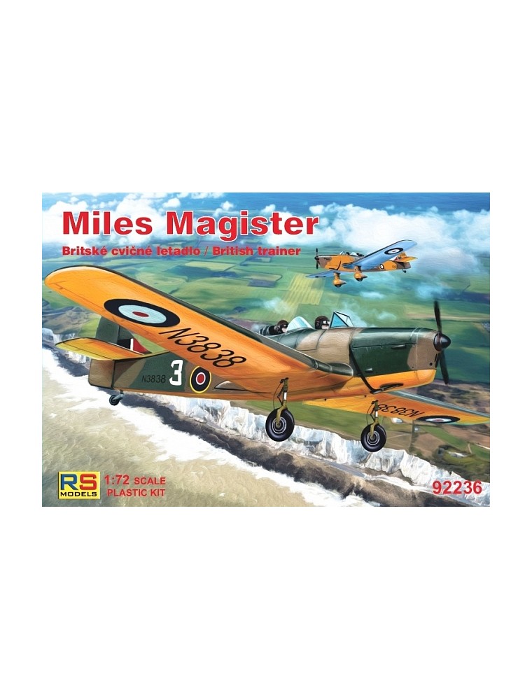 RS MODELS - 1/72 Miles Magister (4 decal v. for GB, Portugal, Australia, New Zealand) Photoetched Parts