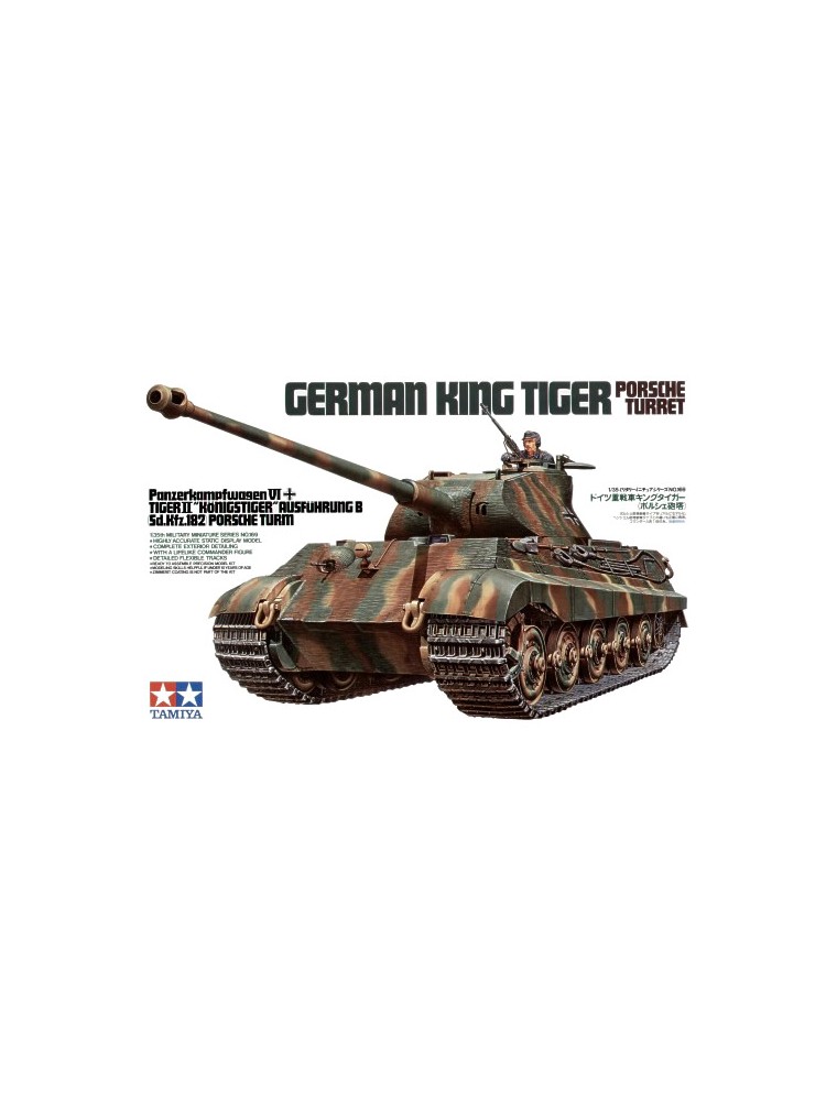 TAMIYA - 1/35 German King Tiger Porsche Turret