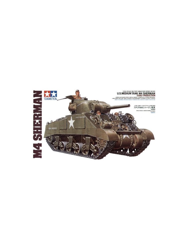 TAMIYA - 1/35 U.S. Medium Tank M4 Sherman Early Production