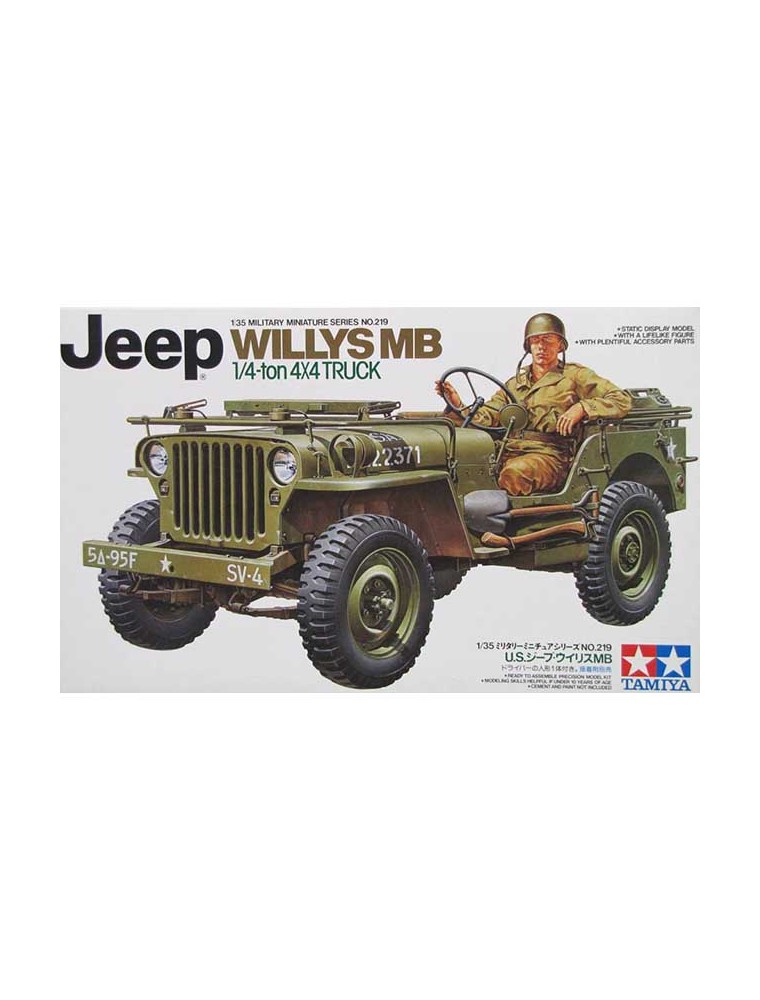 TAMIYA - 1/35 Jeep Willys MB 1/4 Ton Truck