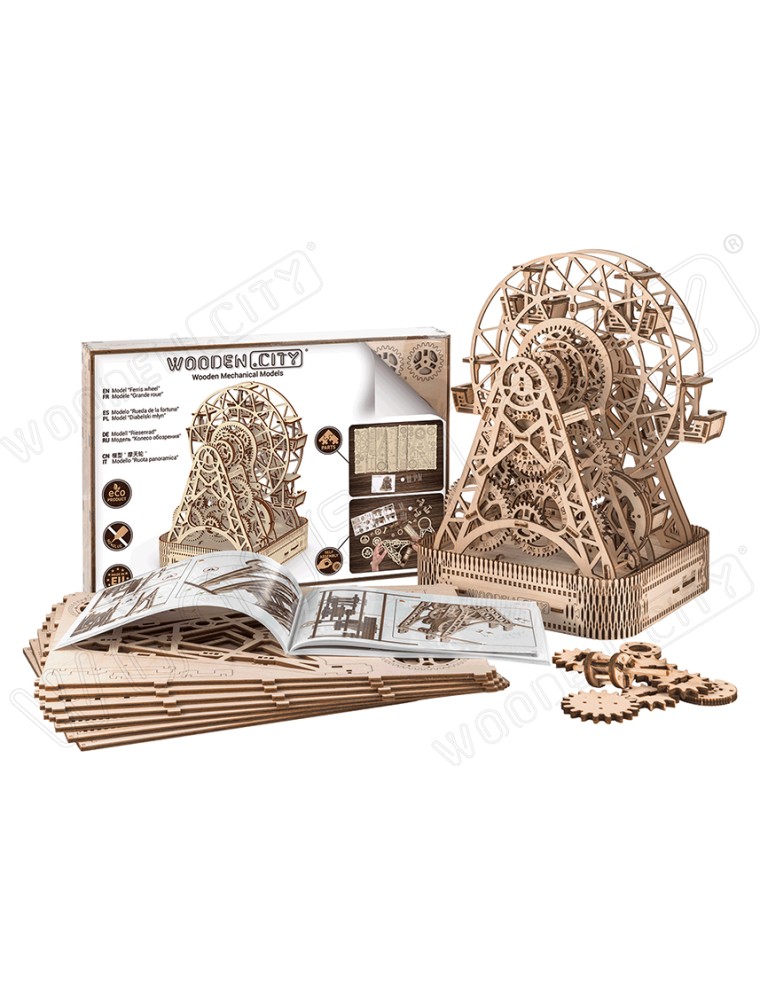 WOODEN.CITY - Decoration Series - Amusement Park: Ferris Wheel