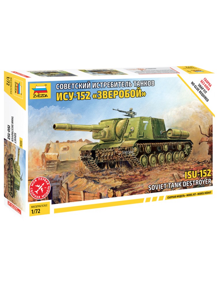 ZVEZDA - 1/72 ISU-152 Soviet Tank Destroyer