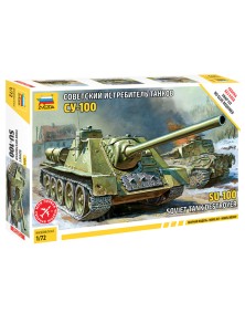 ZVEZDA - 1/72 SU-100 Soviet Tank Destroyer