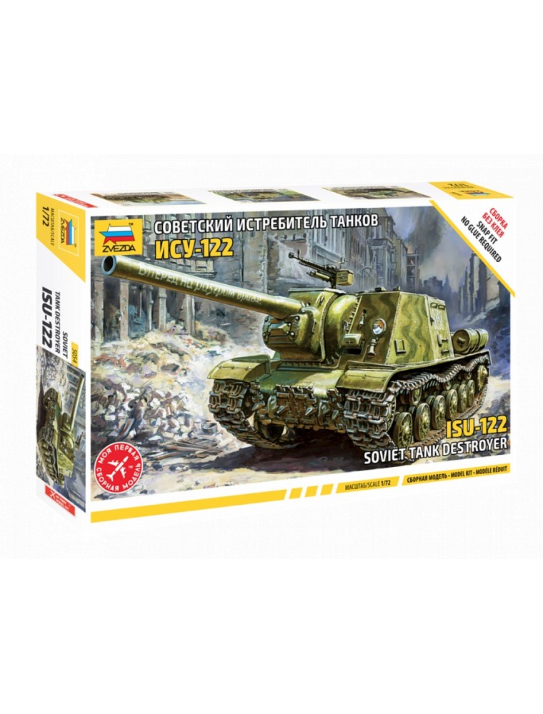 ZVEZDA - 1/72 ISU-122 Soviet Tank Destroyer