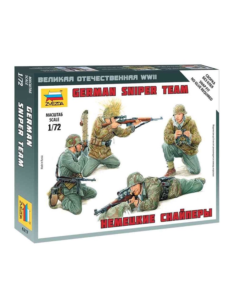 ZVEZDA - 1/72 German Sniper Team WWII