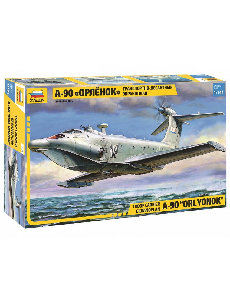 ZVEZDA - 1/144 Troop Carrier Ekranoplan A-90 "Orl Yonok"