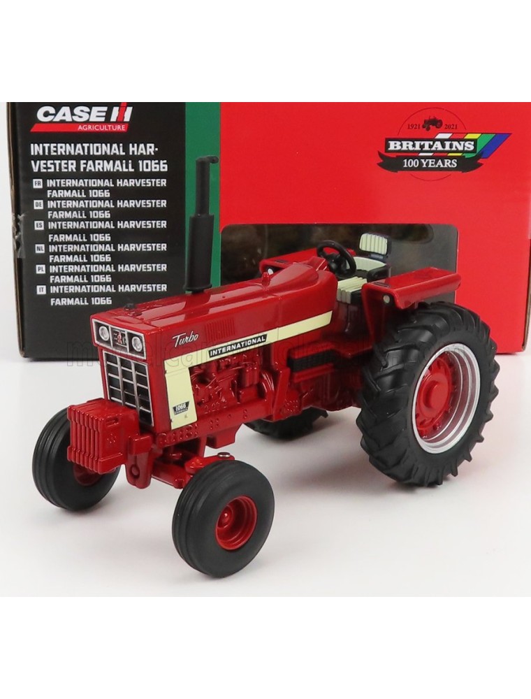 INTERNATIONAL HARVESTER - 1066 TURBO TRACTOR 1961 - RED CREAM