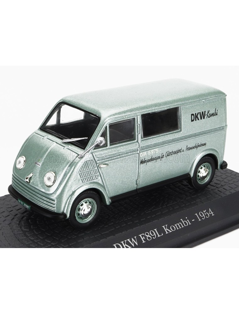 DKW - F89L COMBI VAN 1954 - DAMAGE DISPLAY BOX - LIGHT GREEN MET