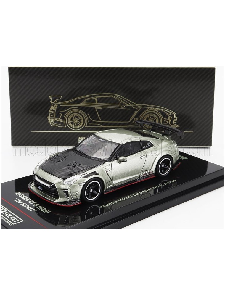 NISSAN - SKYLINE GT-R (R35) TOP SECRET 2015 - SILVER BLACK