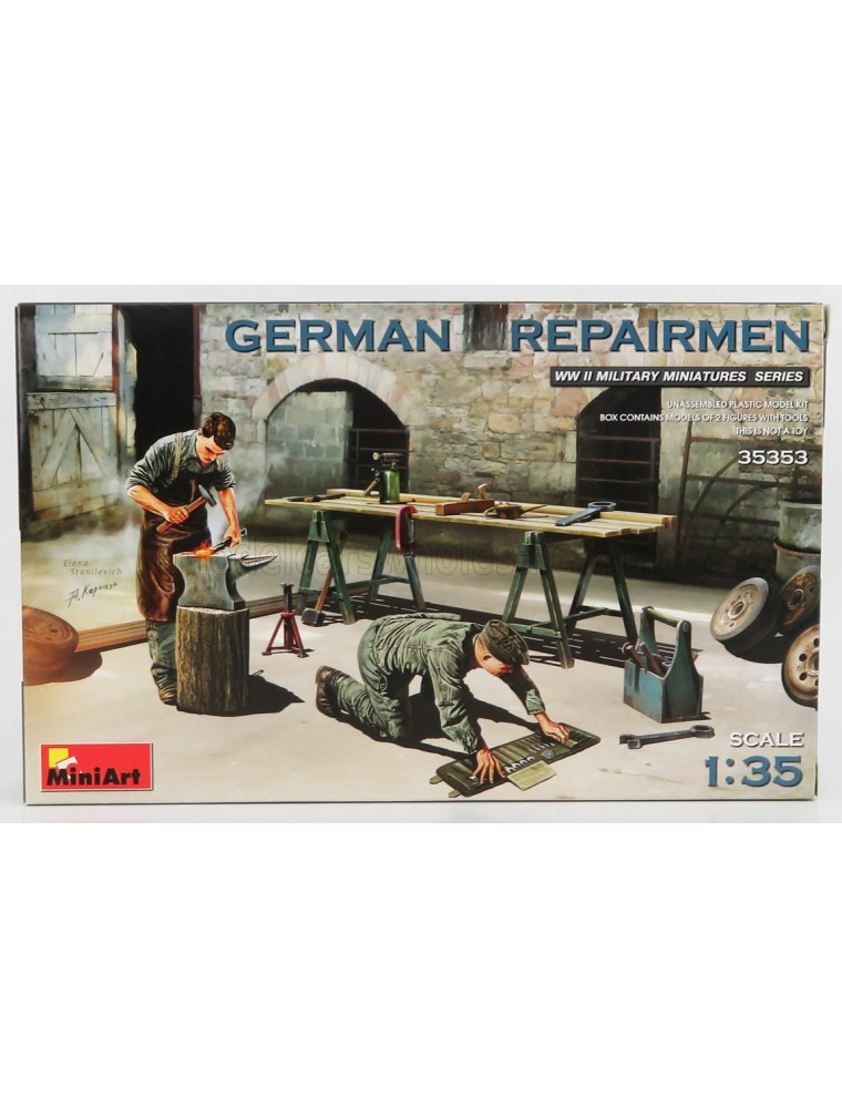 FIGURES - SOLDATI - SOLDIERS MILITARY GERMAN REPAIRMAN 1944 - /