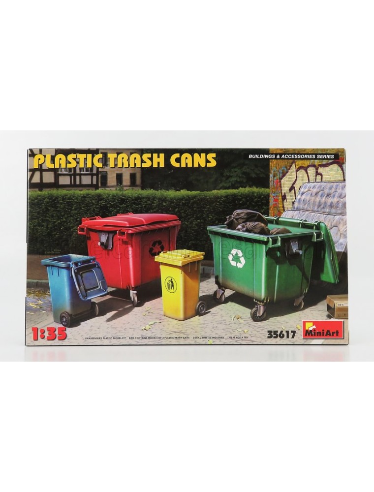 ACCESSORIES - SET CESTINO E CASSONETTO RIFIUTI - TRASH CANS - /