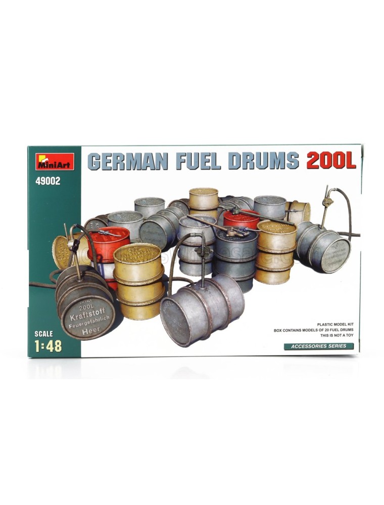 ACCESSORIES - GERMAN GASOLINE FUEL DRUMS 200 LITRE - /