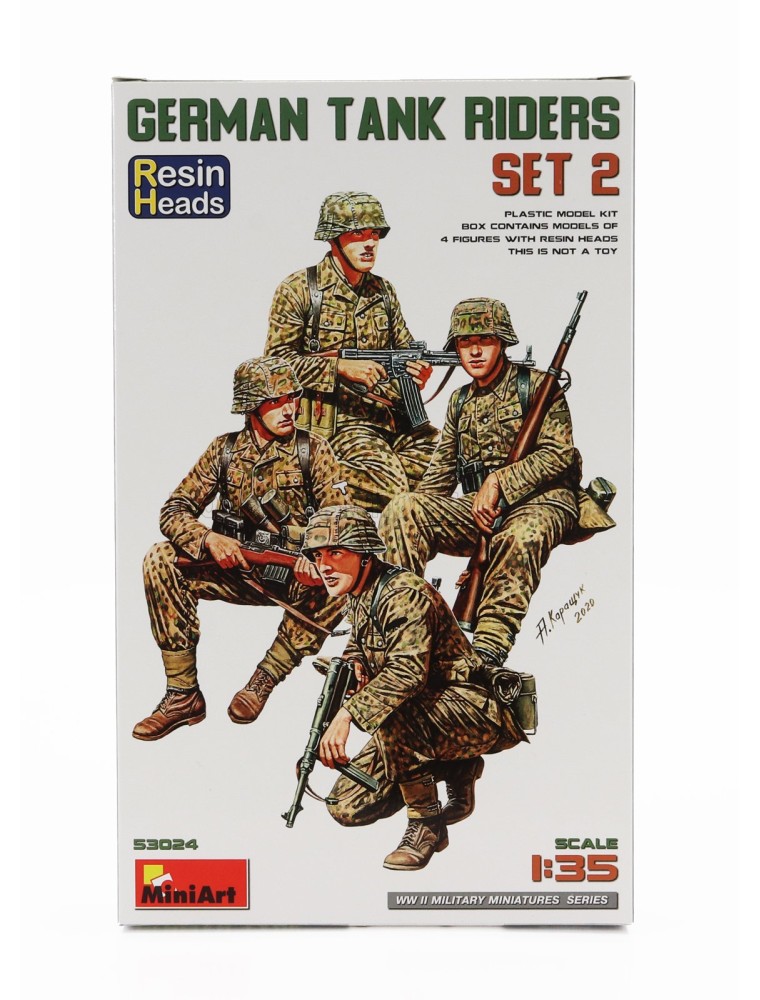 ACCESSORIES - GERMAN TANK RIDERS MILITARY FIGURES - /