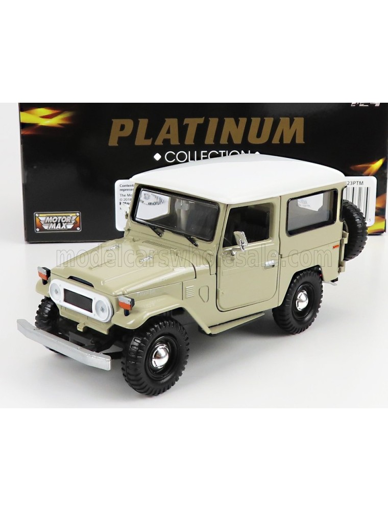 TOYOTA - FJ40 LAND CRUISER HARD-TOP CLOSED 1980 - BEIGE WHITE