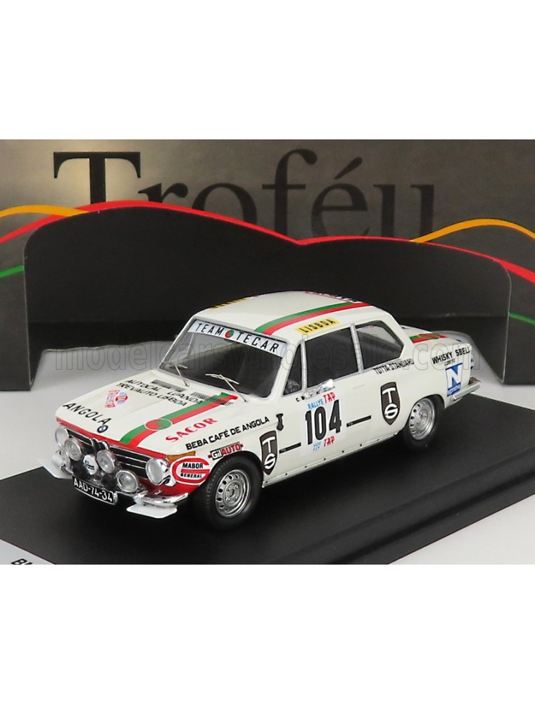 BMW - 2002Ti (night version) N 104 RALLY TAP 1972 B.VIEIRA - J.BANDEIRA - WHITE