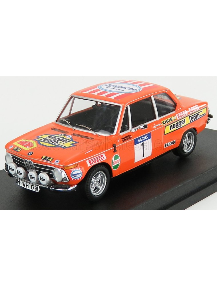 BMW - 2002 (night version) N 1 RALLY TRIFELS 1973 R.HAINBACH - W.BIEBINGER - ORANGE