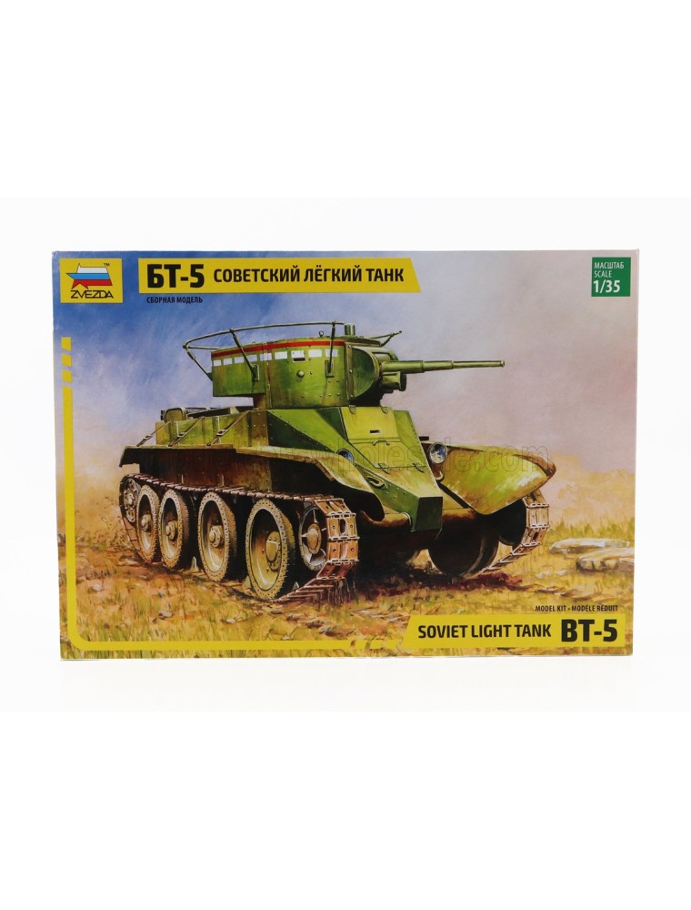 TANK - BT-5 SOVIET LIGHT TANK MILITARY 1945 - /