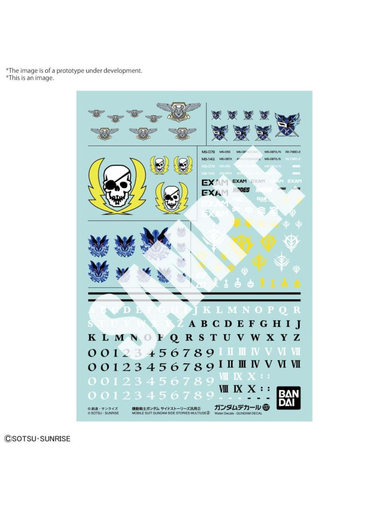 GUNDAM DECAL 137 GUNDAM SIDE ST MULTI 2