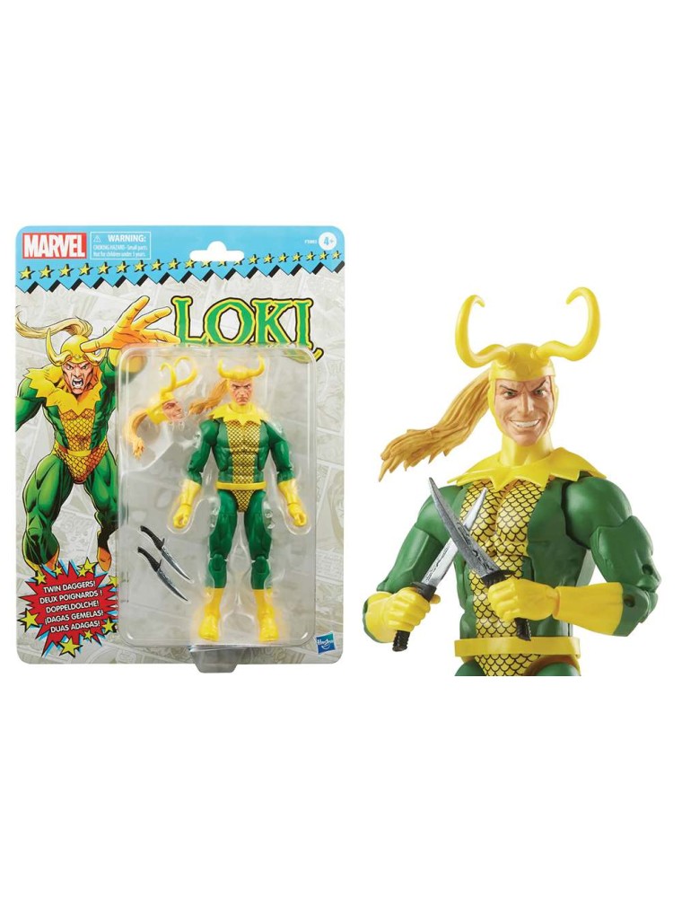 MARVEL LEGENDS VINTAGE LOKI AF