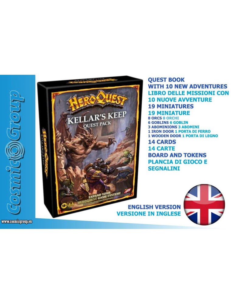 HEROQUEST KELLAR KEEP ENGLISH