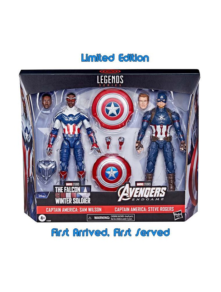 MARVEL LEGENDS CAPTAIN AMERICA 2 PACK AF