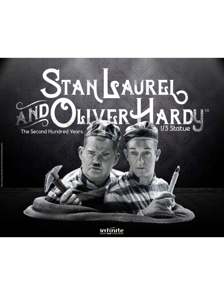 STAN LAUREL & OLIVER HARDY 1/3 STATUE