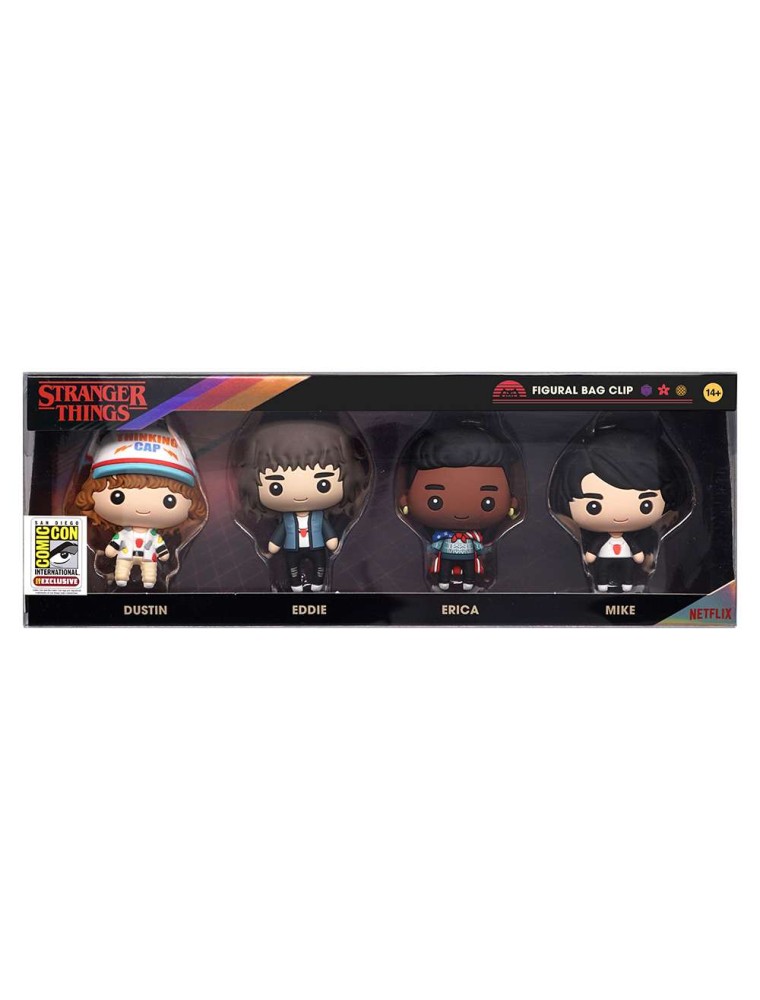 STRANGER THINGS 3DBAGCLIP 4 PCS SET SDCC