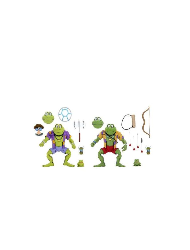 TMNT CARTOON GENGHIS+ RASPUTIN FROG 2PK