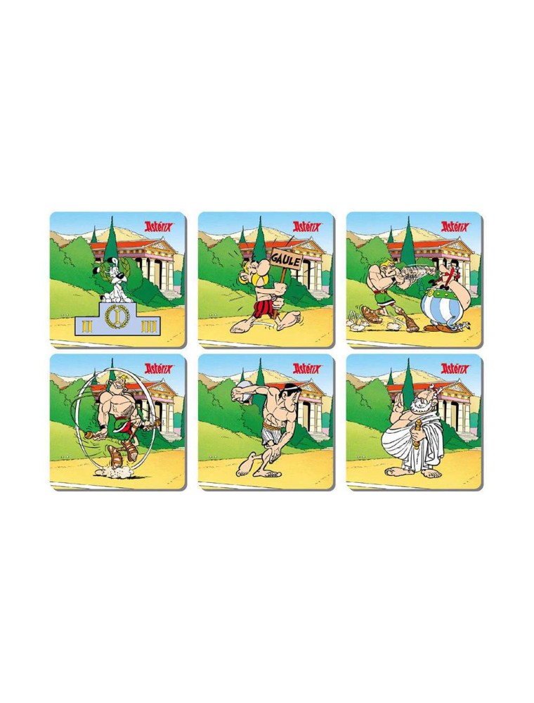 ASTERIX OLYMPIC GAMES 6 COASTERS SET