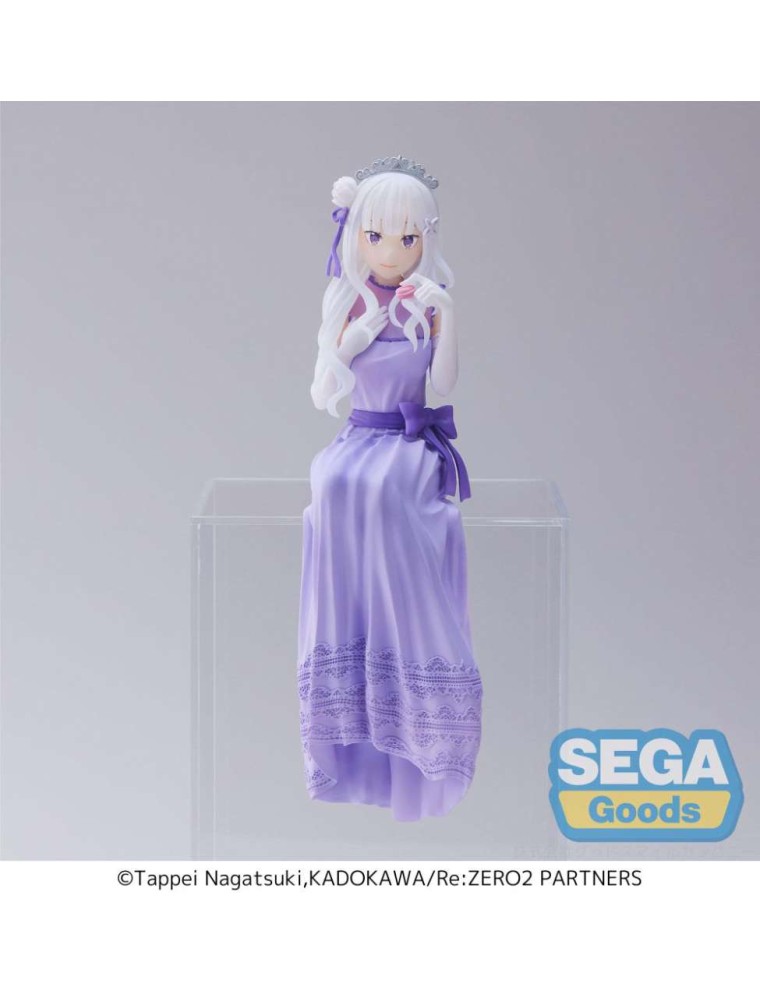 RE ZERO EMILIA PARTY PM PERCHING FIGURE