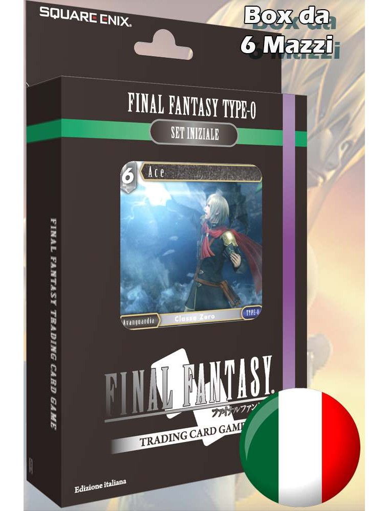 FFTCG FF TYPE - 0 STARTER DECK 6 pz