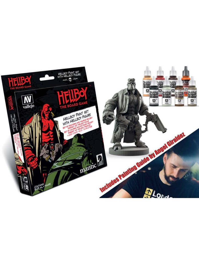 HELLBOY PAINTSET WITH FIGURE