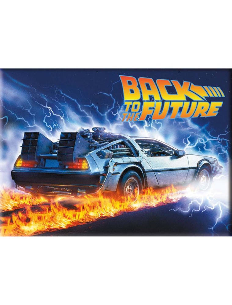 BTTF BURN OUT FLAT MAGNET