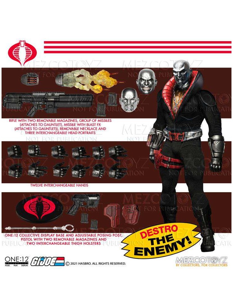 ONE 12 COLL GI JOE DESTRO