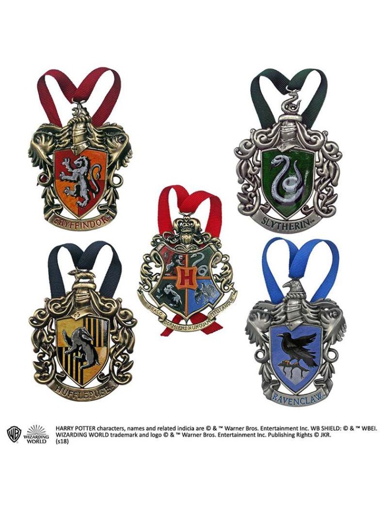 HP HOGWARTS CHRISTMAS TREE ORNAMENTS