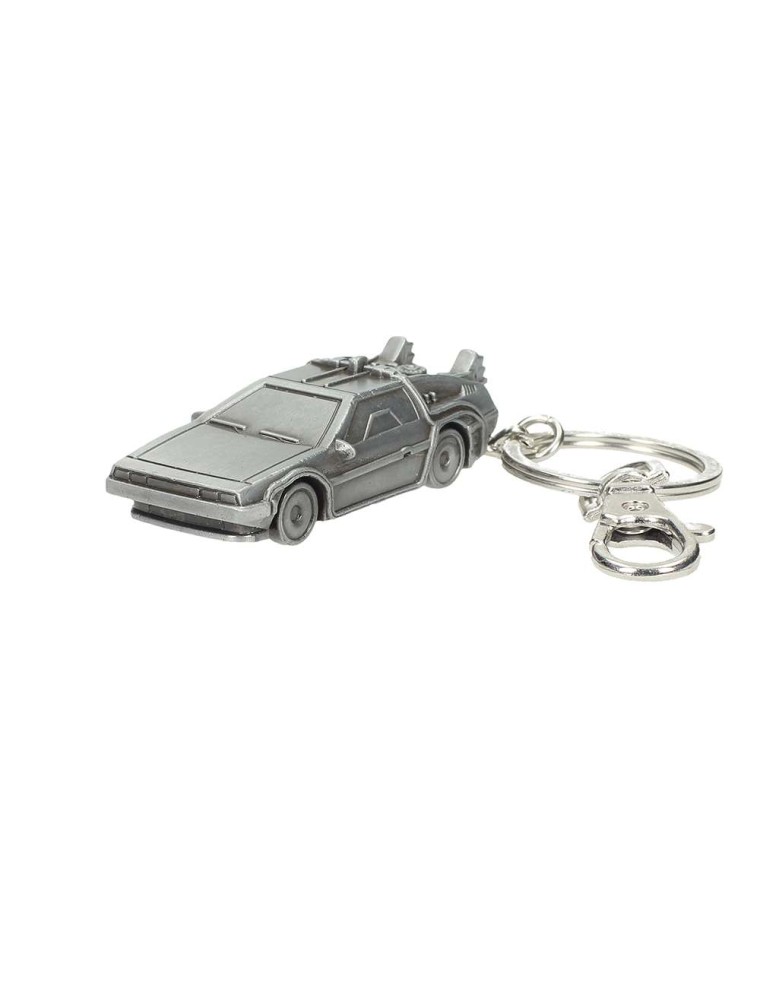 BTTF DELOREAN 3D METAL KEYCHAIN