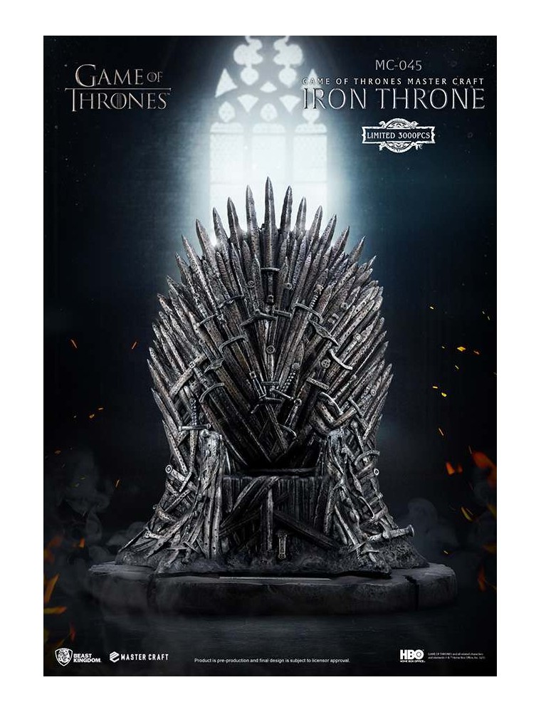 GOT IRON THRONE MASTER CRAFT STATUE