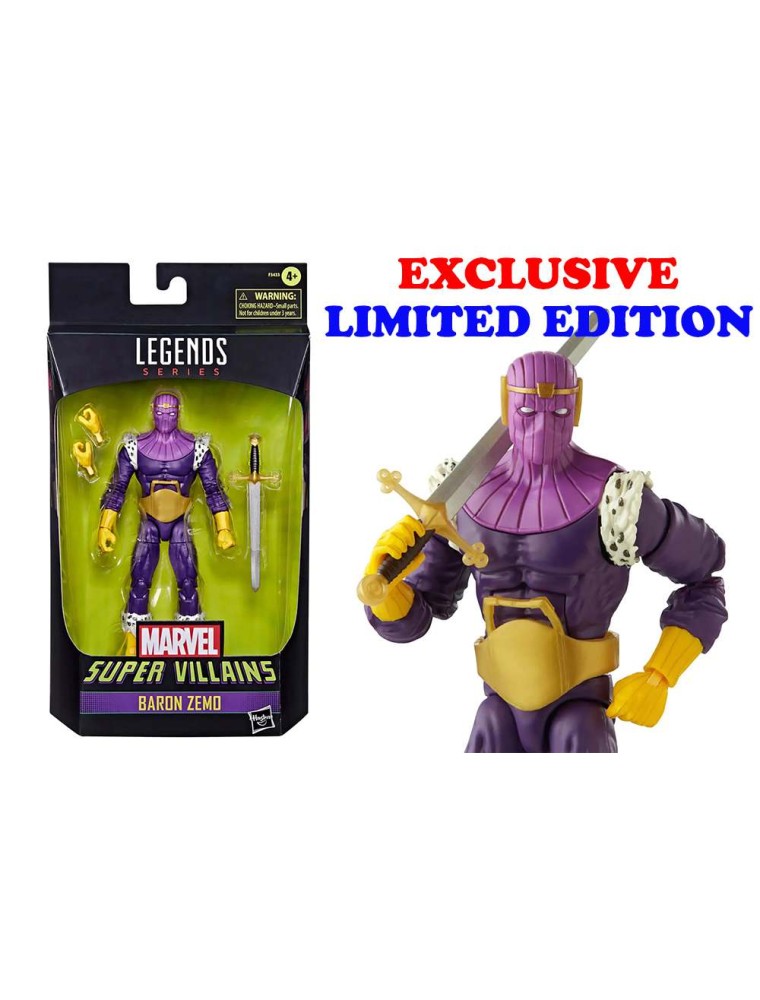 MARVEL LEGENDS VILLAINS BARON ZEMO AF