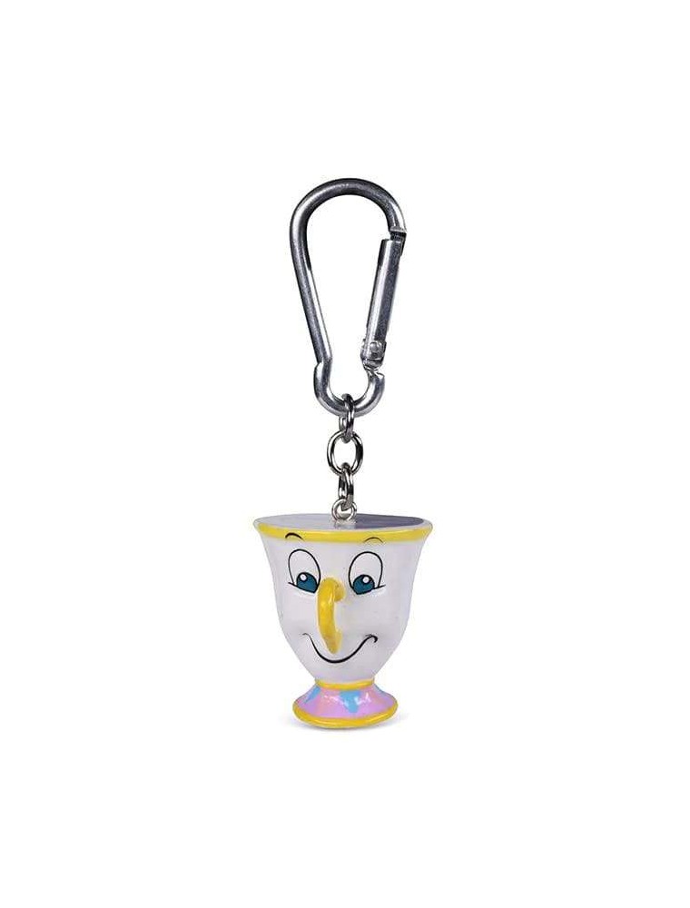 BEAUTY AND THE BEAST CHIP KEYCHAIN 3D