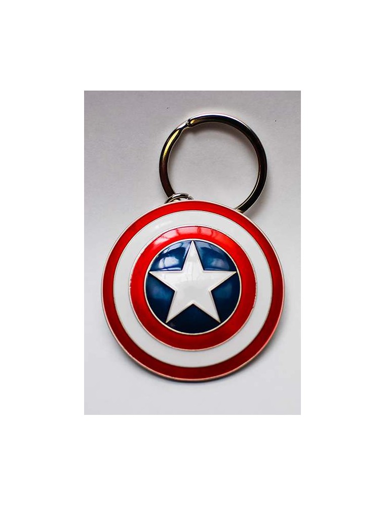 CAPTAIN AMERICA SHIELD KEYCHAIN