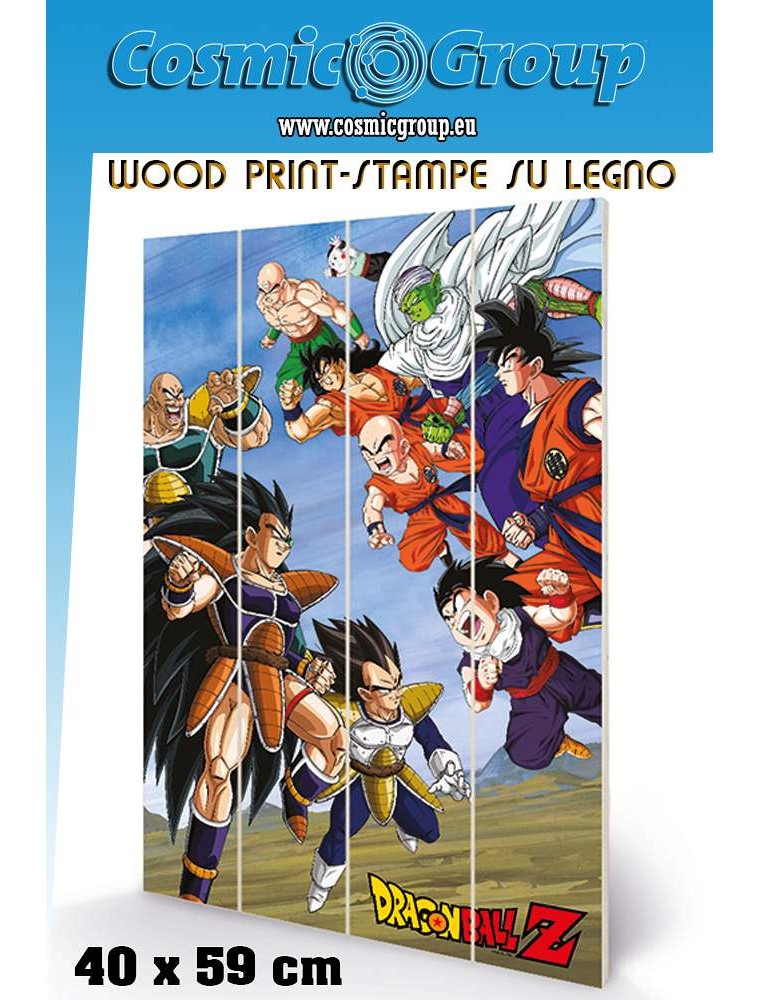 DRAGON BALL BATTLE CLASH WOOD PRINT