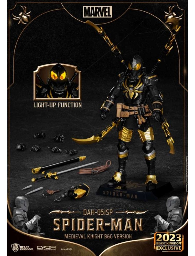 MEDIEVAL KNIGHT SPIDER-MAN B&G VER. FIGU