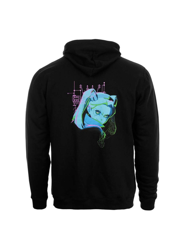 CYBERPUNK EDGERUN NEON REBEC HOODIE XXL