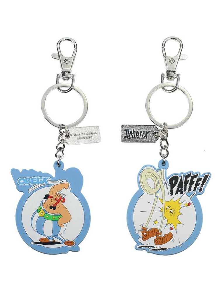 OBELIX PAFFF REVERSIBLE RUBB KEYCHAIN