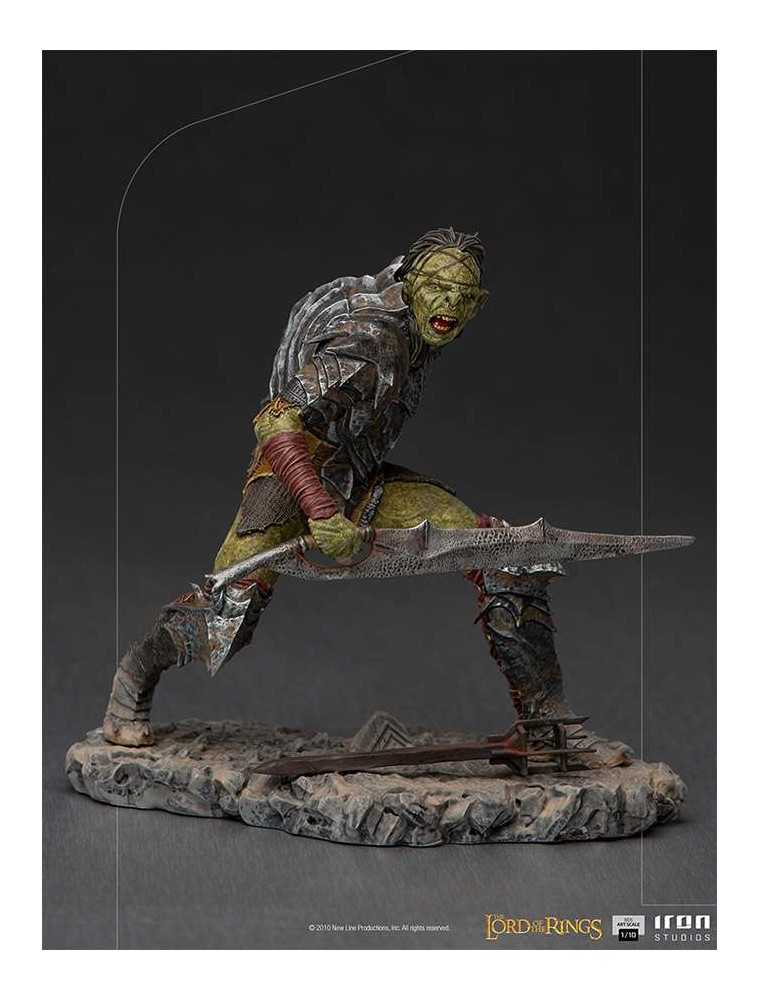 LOTR SWORDSMAN ORC 1/10 ART STATUE