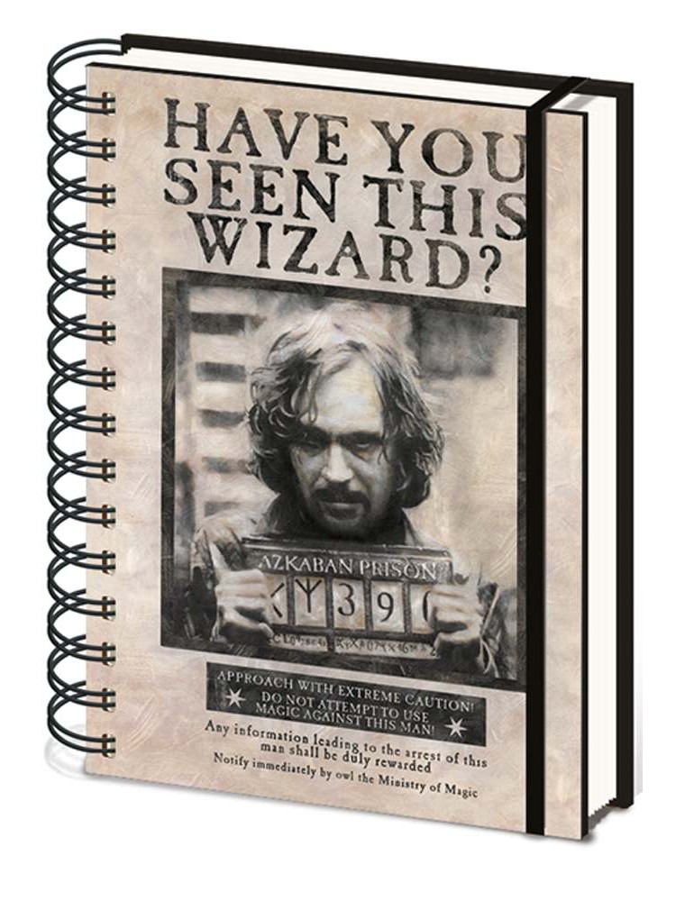 HARRY POTTER SIRIUS WANTED NOTEBOOK