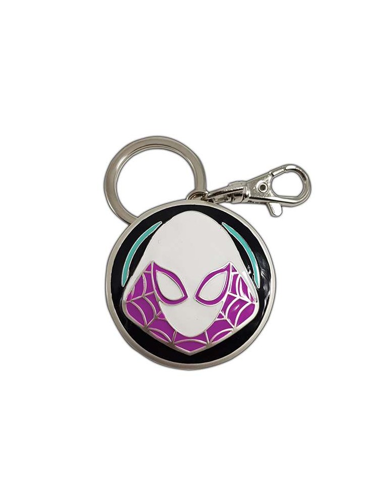 GWEN SPIDER LOGO KEYCHAIN