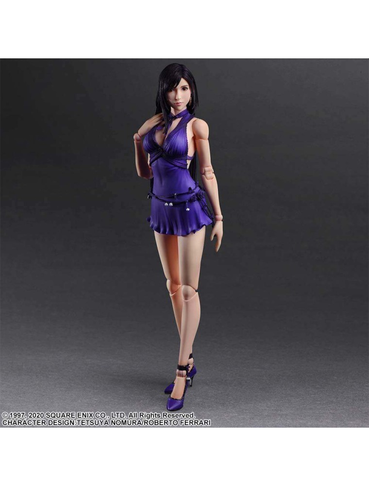 FF VII REMAKE TIFA DRESS PLAY ARTS KAI